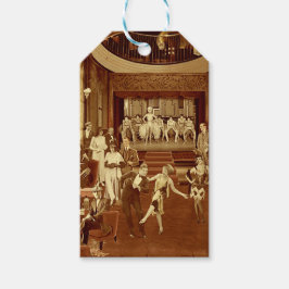 Art Deco Night Club Cadeaulabel