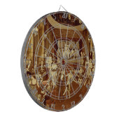 Art Deco Night Club Dartbord (Voorkant Links)