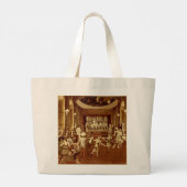 Art Deco Night Club Grote Tote Bag (Achterkant)