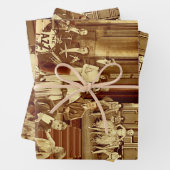 Art Deco Night Club Inpakpapier Vel (In situ)