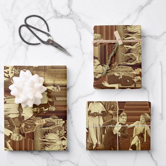 Art Deco Night Club Inpakpapier Vel (Voorkant)