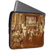 Art Deco Night Club Laptop Sleeve (Voorkant Rechts)