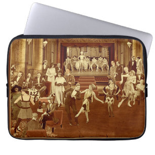 Art Deco Night Club Laptop Sleeve