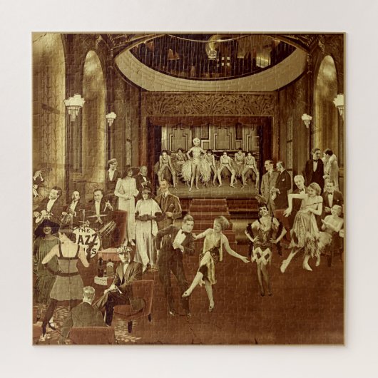 Art Deco Night Club Legpuzzel (Verticaal)