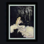 Art Deco "Night Garden" van Louis Icart Poster<br><div class="desc">Prachtig,  Art Deco uit 1920,  print van Louis Icart. Hier getoond 11x14. Ook beschikbaar in standaard 8x10 en 16x20,  evenals,  douanegrootte.</div>