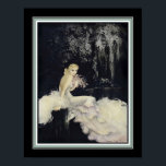 Art Deco "Night Garden" van Louis Icart Poster<br><div class="desc">Prachtig,  Art Deco uit 1920,  print van Louis Icart. Hier getoond 11x14. Ook beschikbaar in standaard 8x10 en 16x20,  evenals,  douanegrootte.</div>