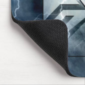 Art Deco Ninja Star-pictogram blikseminslag Muismat (Hoek)