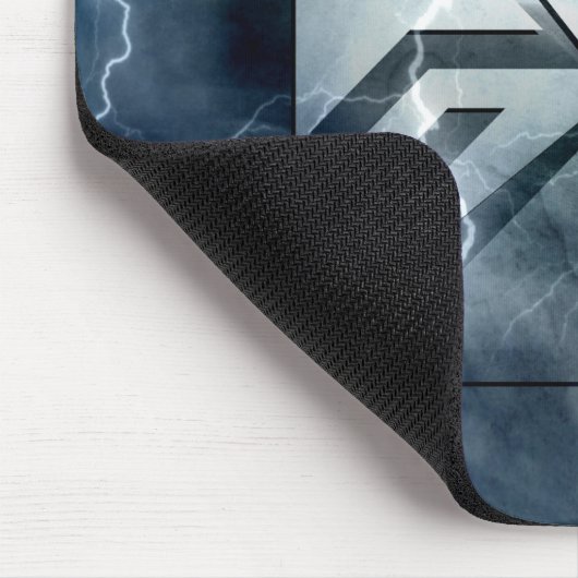 Art Deco Ninja Star-pictogram blikseminslag Muismat (Hoek)