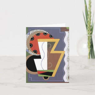 Art deco Notecard Kaart