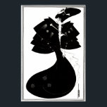 Art Deco/Nouveau ~ De zwarte cape van Beardsley Poster<br><div class="desc">Art Deco, Art Nouveau, exotische tekening in zwarte inkt, getiteld: "The Black Cape, circa 1894, een verbluffende zwarte & witte illustratie door kunstenaar, Beardsley. Wat een geweldige kunstwerk voor je thuis, kantoor of studio! Aubrey Vincent Beardsley (1872-1898) was een Engelse illustrator en auteur. Zijn tekeningen in zwarte inkt, beïnvloed door...</div>