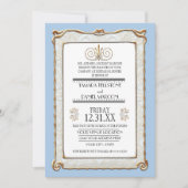 Art Deco Nouveau Gatsby Style Gold in Lace Kaart (Voorkant)