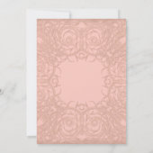 Art Deco Nouveau Gatsby Style Gold in Lace Kaart (Achterkant)