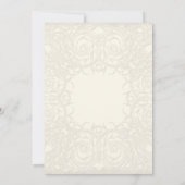 Art Deco Nouveau Gatsby Style Gold in Lace Kaart (Achterkant)