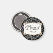 Art Deco Nouveau Gatsby Style Gold in Lace Magneet (Voorkant / Achterkant)