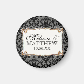 Art Deco Nouveau Gatsby Style Gold in Lace Magneet