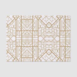 Art deco,nouveau,goud,wit,chic,,elegant,t tissuepapier