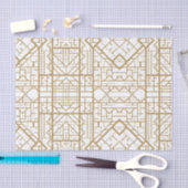 Art deco,nouveau,goud,wit,chic,,elegant,t tissuepapier (Craft)