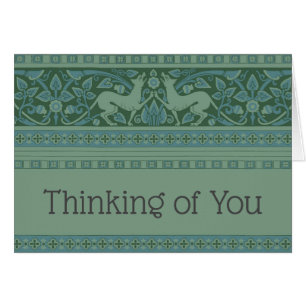 Art Deco Nouveau Hond Natuur Dierenpatroon