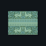 Art Deco Nouveau Hond Natuur Dierenpatroon Canvas Afdruk<br><div class="desc">Art Nouveau - animal - Dit wervelende rijke blauw art nouveau hondenbotanische patroon is een antiek patroon dat is gebaseerd op het William Burges behangfries uit het midden van de jaren 1800.</div>