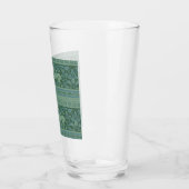 Art Deco Nouveau Hond Natuur Dierenpatroon Glas (Links)