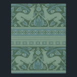Art Deco Nouveau Hond Natuur Dierenpatroon Imitatie Canvas Print<br><div class="desc">Art Nouveau - animal - Dit wervelende rijke blauw art nouveau hondenbotanische patroon is een antiek patroon dat is gebaseerd op het William Burges behangfries uit het midden van de jaren 1800.</div>