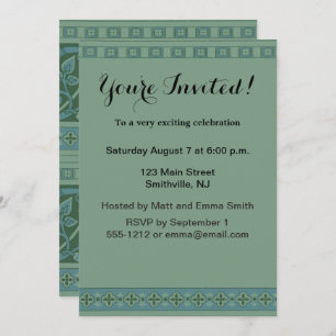 Art Deco Nouveau Hond Natuur Dierenpatroon Kaart