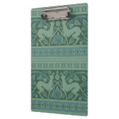 Art Deco Nouveau Hond Natuur Dierenpatroon Klembord (Links)