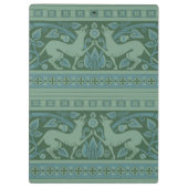 Art Deco Nouveau Hond Natuur Dierenpatroon Klembord (Achterkant)