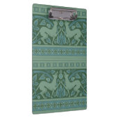 Art Deco Nouveau Hond Natuur Dierenpatroon Klembord (Rechts)