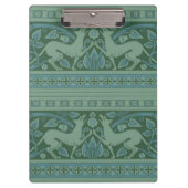 Art Deco Nouveau Hond Natuur Dierenpatroon Klembord (Voorkant)