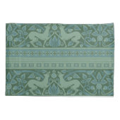 Art Deco Nouveau Hond Natuur Dierenpatroon Kussensloop (Achterkant)