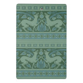 Art Deco Nouveau Hond Natuur Dierenpatroon Mini Klembord (Achterkant)