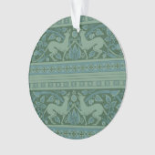 Art Deco Nouveau Hond Natuur Dierenpatroon Ornament (voorkant)