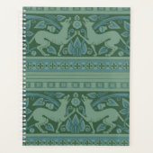 Art Deco Nouveau Hond Natuur Dierenpatroon Planner (Voorkant)