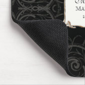 Art Deco Nouveau Lace in Gold Kijk op maat Muismat (Hoek)