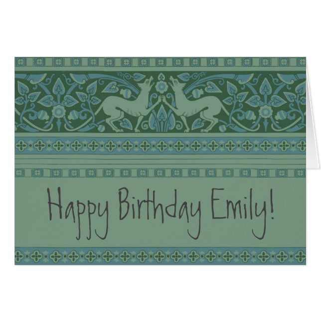 Art Deco Nouveau Natuur Botanisch Antiek (Voorkant Horizontaal)