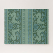 Art Deco Nouveau Natuur Botanisch Antiek Legpuzzel (Horizontaal)