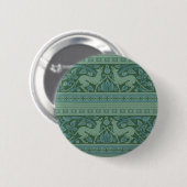 Art Deco Nouveau Natuur Botanisch Antiek Ronde Button 5,7 Cm (Voorkant /achterkant)