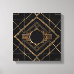 Art deco, nouveau, , zwart, goud, chic, elegant, canvas afdruk<br><div class="desc">Kunstdeco,  nouveau,  ,  zwart,  goud,  chic,  elegant,  mooi,  modern</div>