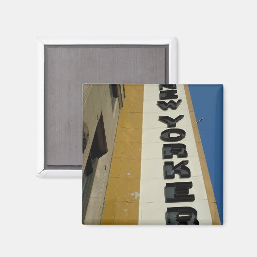 Art Deco NYC Manhattan Architecture Skyscraper Magneet (Voorkant / Achterkant)