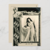  Art Deco of Nouveau Foto Lijst Sjabloon (Voorkant / Achterkant)