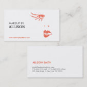  Art Deco Ogen/Lippen Visitekaartje (Voorkant / Achterkant)