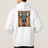 Art Deco olifant, Hoodie (Achterkant)