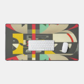 Art Deco ontmoet Mid-Century Modern Bureaumat (Keyboard & Muis)