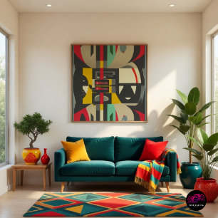 Art Deco ontmoet Mid-Century Modern Perfect Poster
