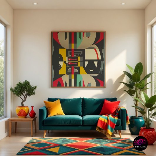 Art Deco ontmoet Mid-Century Modern Perfect Poster