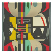 Art Deco ontmoet Mid-Century Modern Perfect Poster (Voorkant)