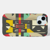 Art Deco ontmoet midden eeuw modern Case-Mate iPhone Case (Achterkant (horizontaal))