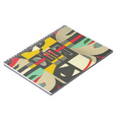 Art Deco ontmoet midden eeuw modern Notitieboek (Linkerzijde)