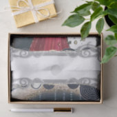 Art Deco  ontvlechting van vrouwen Tissuepapier (Geschenk)